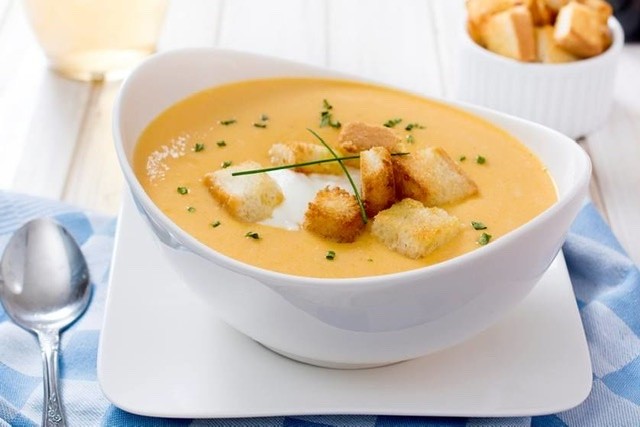 Pikantní syrová polévka