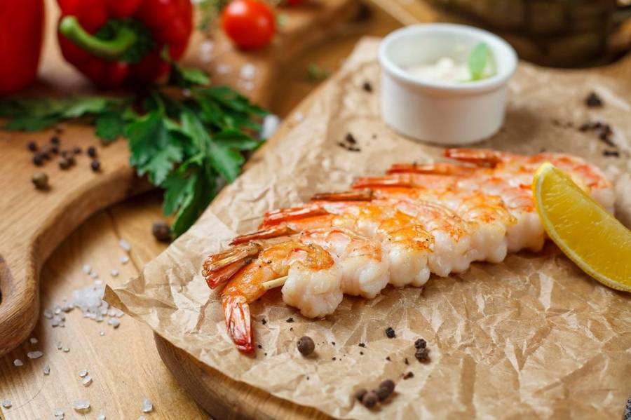 Pikantní krevety na grilu