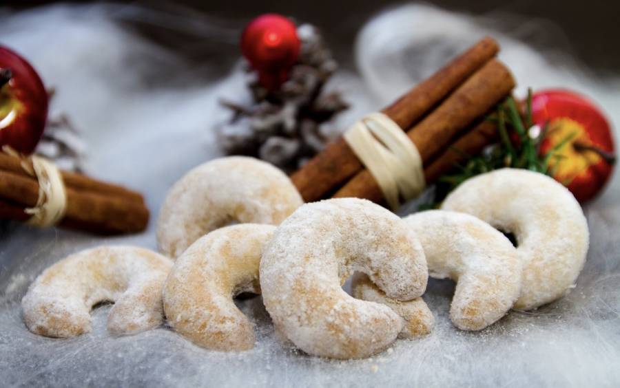 Vanilkové domácí rohlíčky