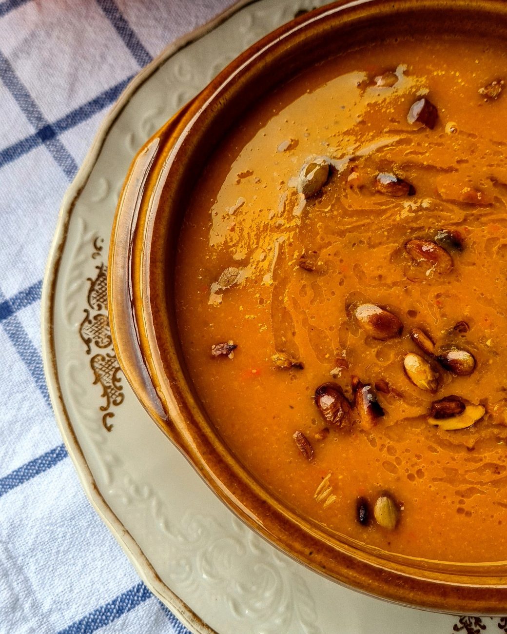 Jednoduchá dýňová polévka vhodná i pro vegetariány